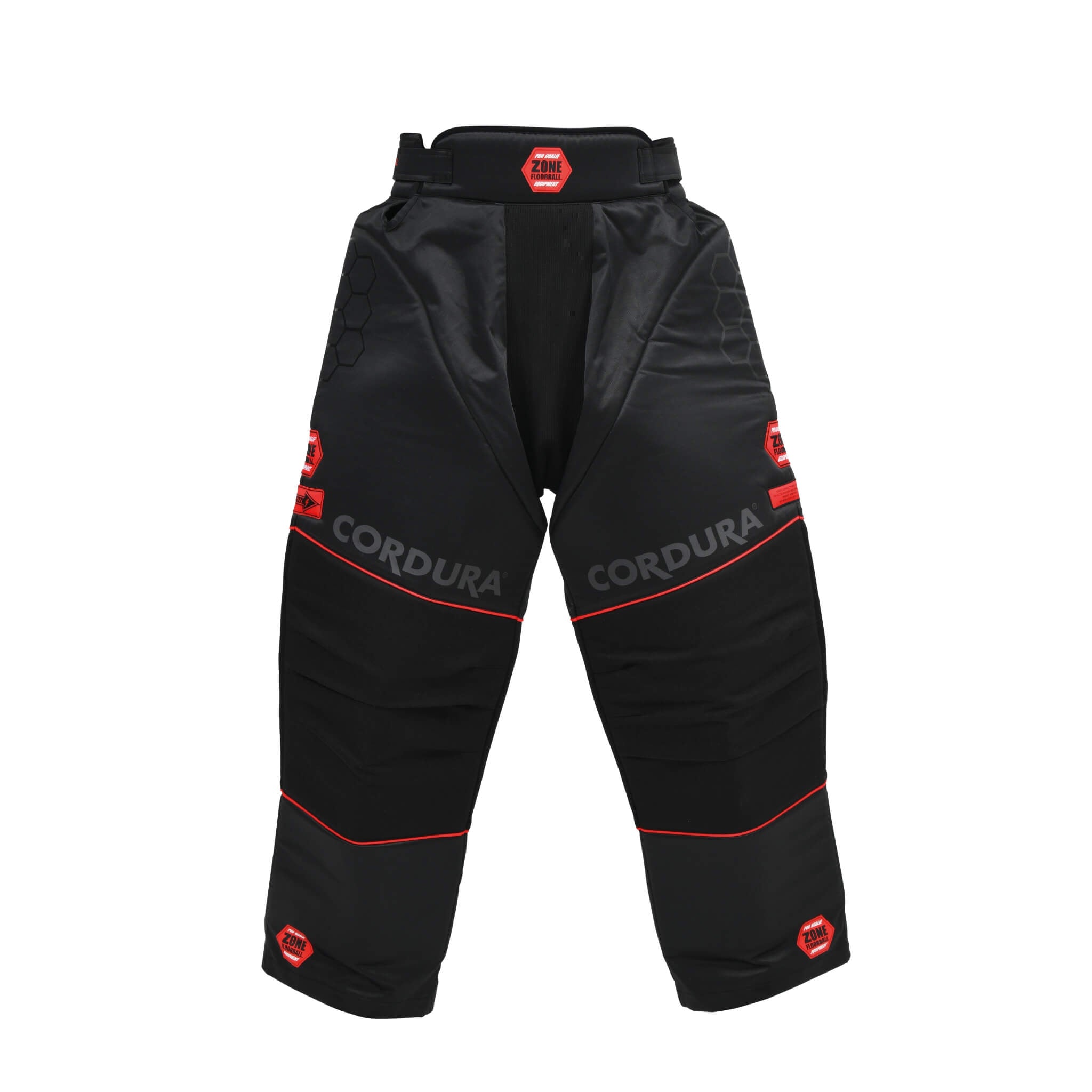 Zone Målvaktsbyxa PRO SR Black/Red-Innebandy24