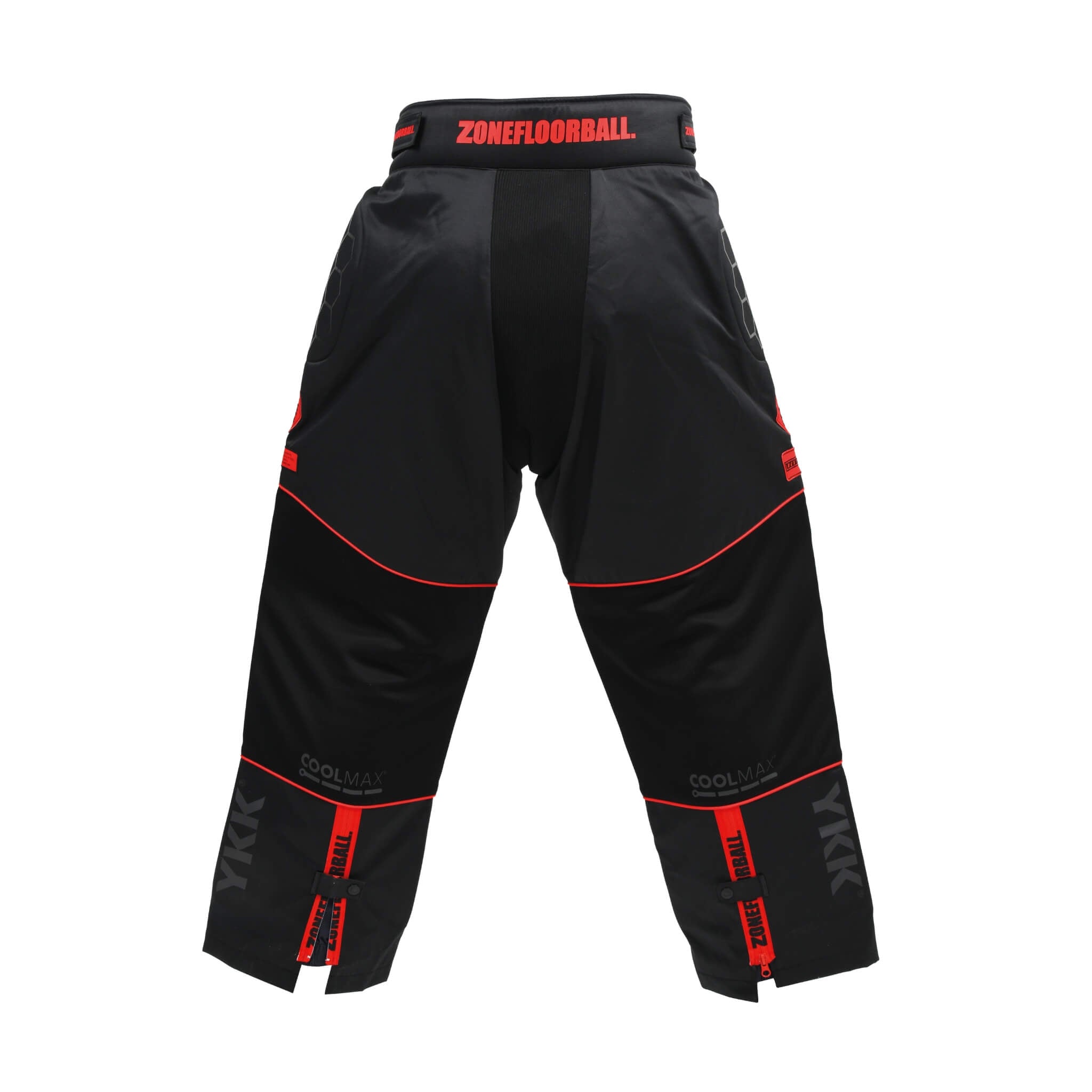 Zone Målvaktsbyxa PRO SR Black/Red-Innebandy24