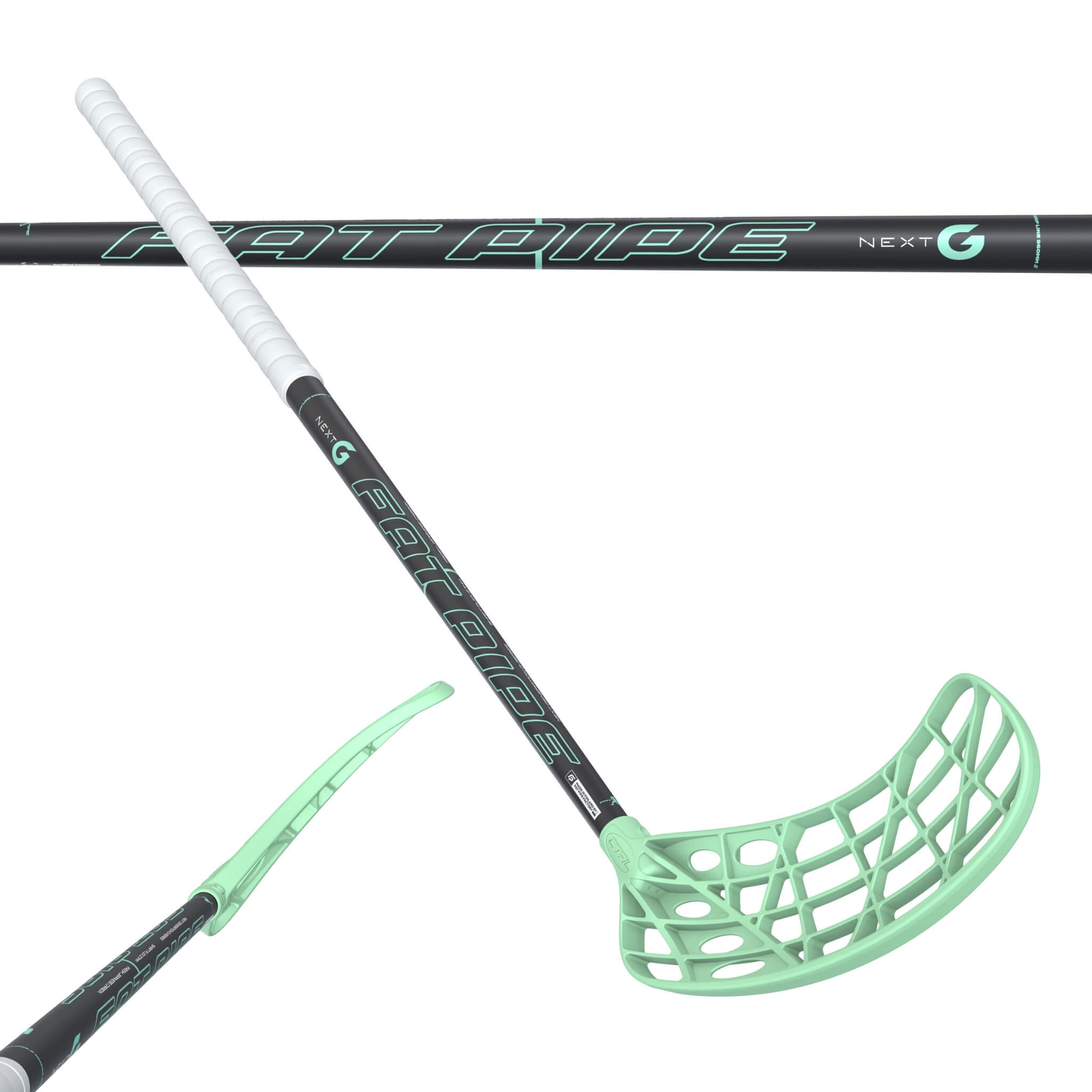 Fat Pipe Innebandyklubba NEXT-G 27 CTRL Fresh Mint-Innebandy24