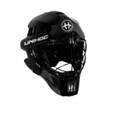 Unihoc Målvaktshjälm INFERNO 66 (cat-eye cage) Black-Innebandy24