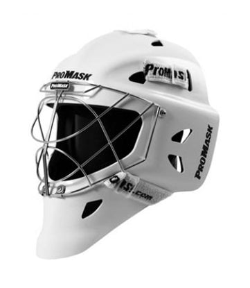 ProMask Målvaktshjälm Invader X10 White, Vit målvaktshjälm från ProMask