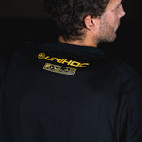 Unihoc Goalie Shirt ALPHA Evolab Black/Gold