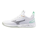 Mizuno Floorball Shoes WAVE Luminous 3 White/Black/Frozen Emerald
