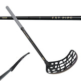 Fat Pipe Floorball Stick RAW 29 Low Kick CTRL SLICKS Coal Black/Space Grey