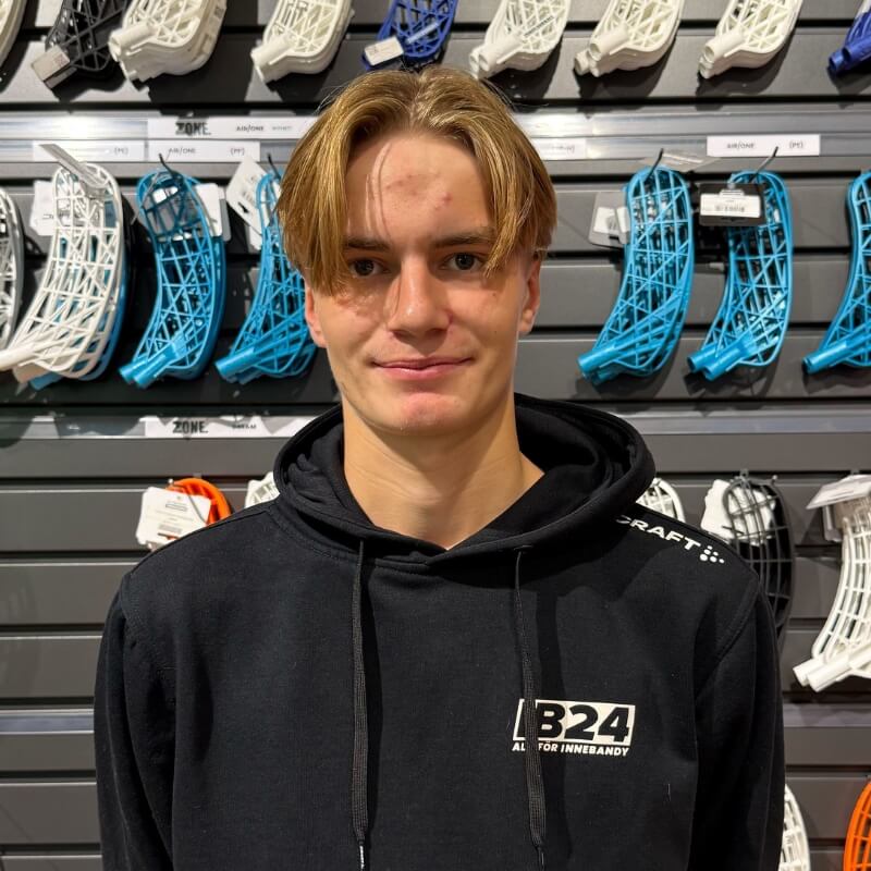 Alfred Cramby, butikssäljare Innebandy24