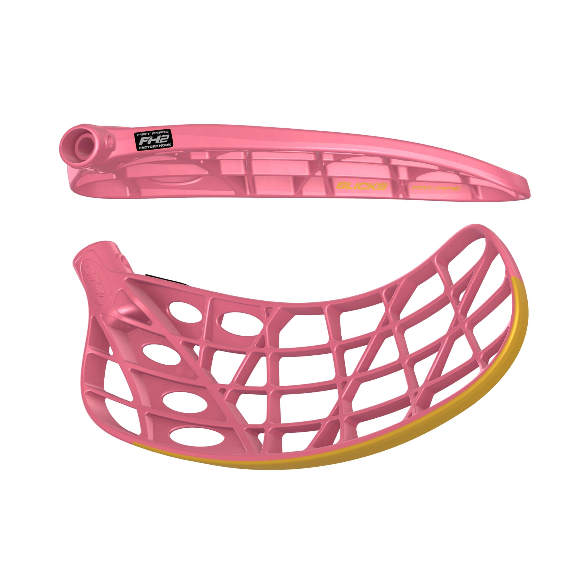 Fat Pipe Innebandyblad CTRL Slicks (PPB) Schrimp Pink / (PE) Gold FH2-Innebandy24