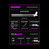 Fat Pipe Floorball Stick SLICKS 29 Silk Slicks Le Pink/Ghost White