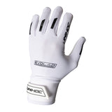 Unihoc Goalie Gloves EVOLAB Silicone White