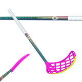 Fat Pipe Floorball Stick NEXT-G Mid 31 SILK SLICKS Mix/White