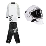 Oxdog Goalie Pack XGUARD/X2/VISION SR: Helmet, Shirt, Pants White/Black