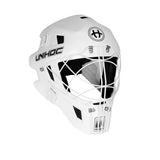 Unihoc Goalie Helmet INFERNO 66 (cat-eye cage) White