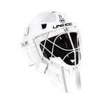 Unihoc Goalie Helmet ALPHA PRIME Evolab White