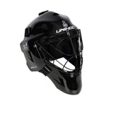 Unihoc Goalie Helmet ALPHA PRIME Evolab Black