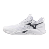 Mizuno Floorball Shoes WAVE MOMENTUM PRO White/Metallic Grey/Black