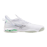 Mizuno Floorball Shoes WAVE Mirage 5 White/Black/Frozen Emerald