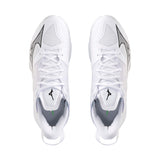 Mizuno Floorball Shoes WAVE Mirage 5 White/Black/Frozen Emerald