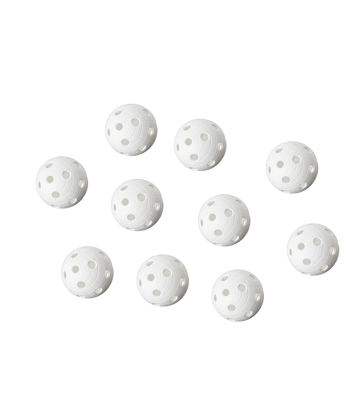 Unihoc Innebandyboll Crater White 200-pack-Innebandy24