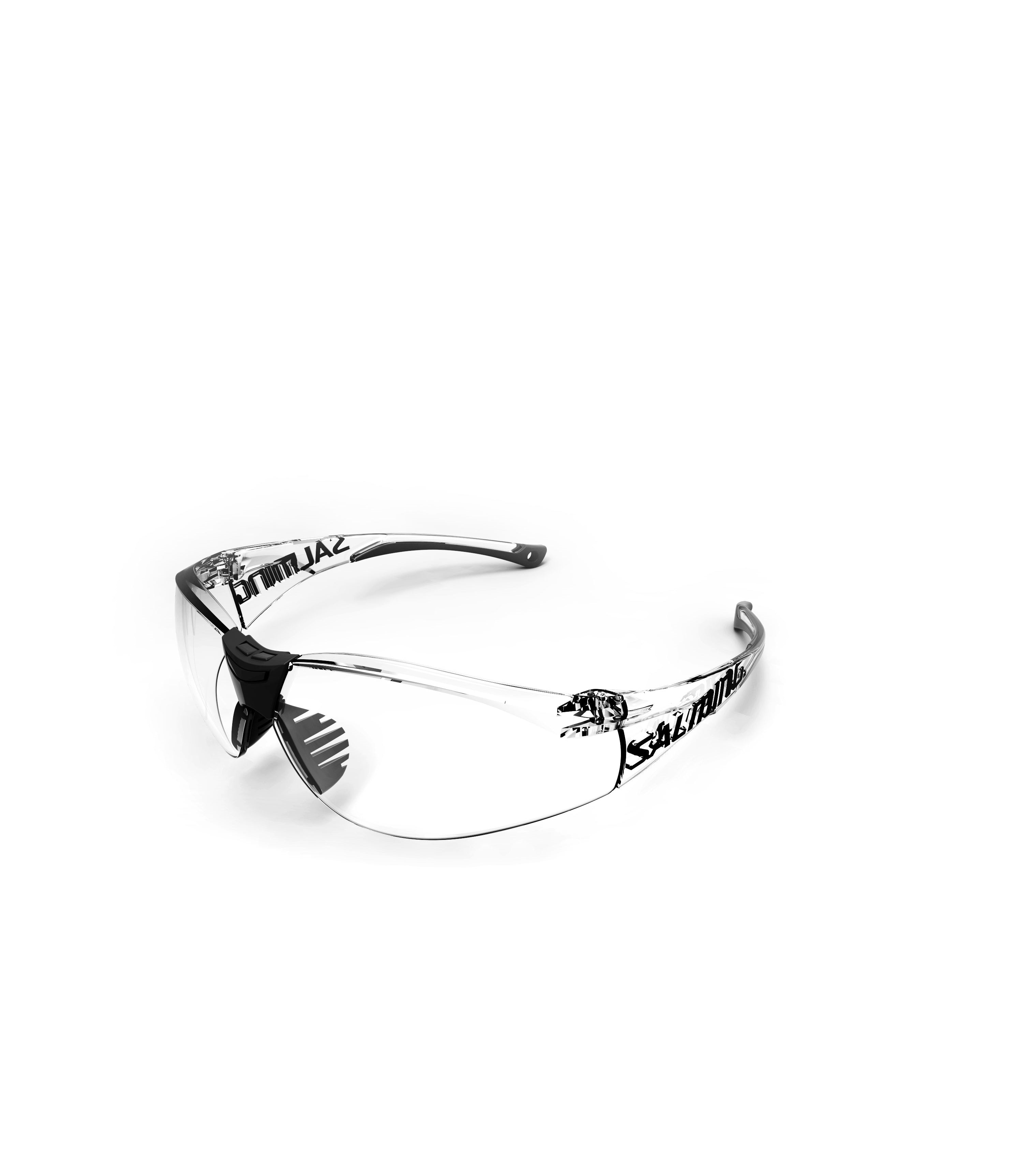 Salming Innebandyglasögon Split Vision SR Black, Svart innebandyglasögon från Salming
