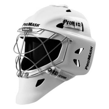 ProMask Målvaktshjälm Invader X10 White, Vit målvaktshjälm från ProMask